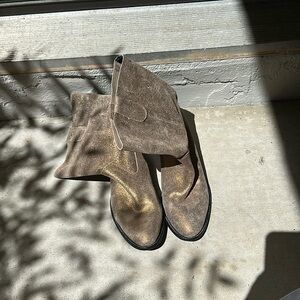 Schutz Gold Boots